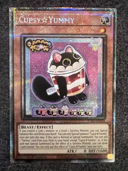 Yugioh Cupsy☆Yummy JUSH-EN016 Starlight Rare 1st Edition NM - Image 1