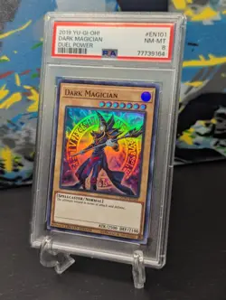 Dark Magician 2019 PSA 8 NM-MT Duel Power Ultra Rare Promo DUPO-EN101 Yugioh🔮 - Image 1