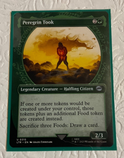 🌿 MTG 100-Card Mono-Green Deck - Peregrin Took Theme - Sleeved & Ready for Play - Image 2