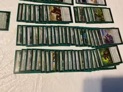 🌿 MTG 100-Card Mono-Green Deck - Peregrin Took Theme - Sleeved & Ready for Play - Image 4