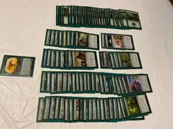 🌿 MTG 100-Card Mono-Green Deck - Peregrin Took Theme - Sleeved & Ready for Play - Image 5