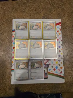 Snorlax 122 Pokemon Black Star Promo Cosmic Holo 8 Card Lot - Image 1