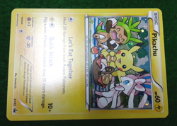 TCG Pokemon 2016 XY BLACK STAR PROMO PIKACHU, Chespin, SYLVEON HOLO Card #XY95 - Image 1