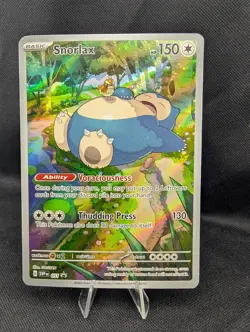 Pokemon Snorlax 051 Sv: Scarlet & Violet Promo Holo Card NM Condition - Image 1