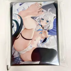 Hololiveshirakami Fubuki Card Sleeve Playmat Set Roji - Image 2
