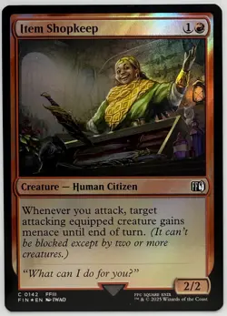 Item Shopkeep (Foil) - 0142 - Final Fantasy - MTG - NM/M - Image 1