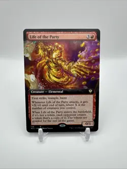 Life of the Party Extended Art NM MTG Red Goad Token Generator EDH Politics - Image 1