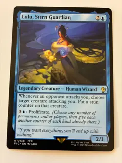MTG Lulu, Stern Guardian Commander: Final Fantasy Regular NM FFVII FF7 - Image 1