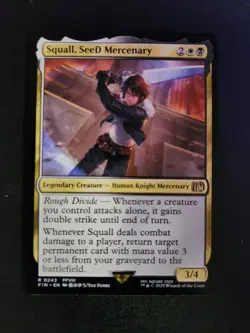 Squall, SeeD Mercenary Final Fantasy Rare #243 MTG Combine Ship 1-10 $4.88 - Image 1