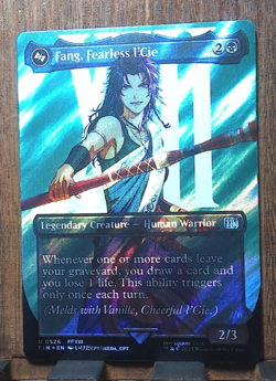 MTG💀 Fang, Fearless l'Cie (Borderless) (Surge Foil) Final Fantasy NM❤💕 - Image 2