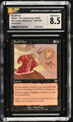 SNUFF OUT Mercadian Masques CGC 8.5 MTG [Nostalgium] - Image 1