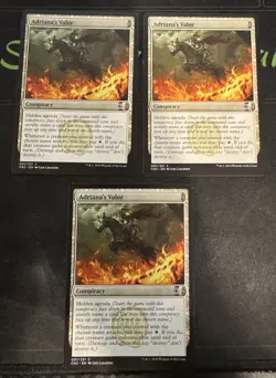 Adriana's Valor X3 Conspiracy Take the Crown Magic the Gathering mtg - Image 1