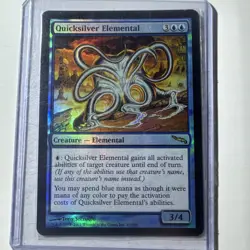 MTG Quicksilver Elemental Foil Creature 47/306 LP - Image 1