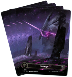 x4 Swamp (Borderless) - 0264 - Edge of Eternities - MTG - NM Ships Now - Image 1