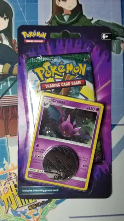 New Sealed Pokemon TCG - 2017 Guardians Rising Checklane Blister Pack Crobat - Image 1