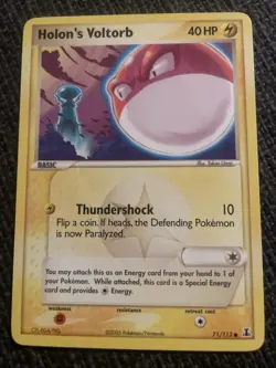 Holon's Voltorb 71/113 Delta Species - Pokemon - LP - Image 1
