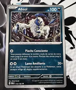 Carte Pokemon Absol 113/182 Faille Paradoxe Francais - Image 1