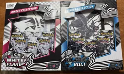Pokemon Black Bolt White Flare Binder Collection Set with Poster Collection - Image 1