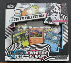 Pokemon Black Bolt White Flare Binder Collection Set with Poster Collection - Image 3