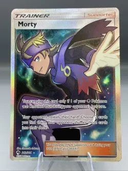 Pokemon • Morty • Lost Thunder (Full Art) 212/214 Ultra Rare TCG - LP - Image 1