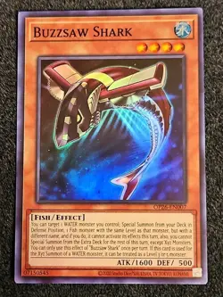 Yugioh - Buzzsaw Shark (Super Rare) (Unlimited) - OP26-EN007 P - Image 1