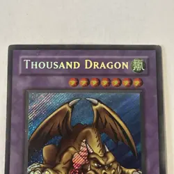 Yugioh Thousand Dragon Secret Rare MRD-143 LP - Image 2