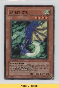 Spirit Ryu 1st Ed. YuGiOh Starter Deck Kaiba Evolution #SKE-023 2004 READ 2u3 - Image 1