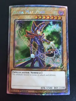 ** DARK MAGICIAN ** 6TH ALTERNATE ART PLATINUM SECRET RARE RA04-EN106 YUGIOH! NM - Image 1
