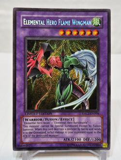 Elemental Hero Flame Wingman EHC1-EN004 Secret Rare Limited Edition Yugioh 7163 - Image 1