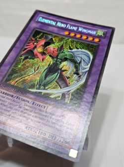 Elemental Hero Flame Wingman EHC1-EN004 Secret Rare Limited Edition Yugioh 7163 - Image 2