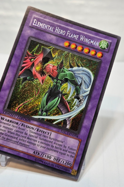 Elemental Hero Flame Wingman EHC1-EN004 Secret Rare Limited Edition Yugioh 7163 - Image 4
