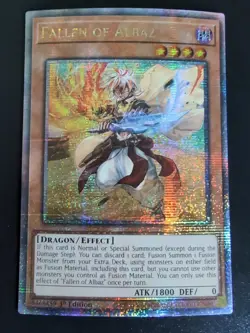 YuGiOh! Fallen of Albaz RA04-EN034 (Alt Art) Quarter Century Secret Rare - NM - Image 1