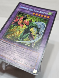 Elemental Hero Flame Wingman EHC1-EN004 Secret Rare Limited Edition Yugioh 7161 - Image 2