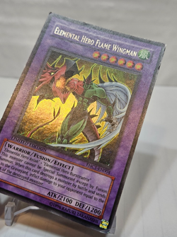 Elemental Hero Flame Wingman EHC1-EN004 Secret Rare Limited Edition Yugioh 7161 - Image 3