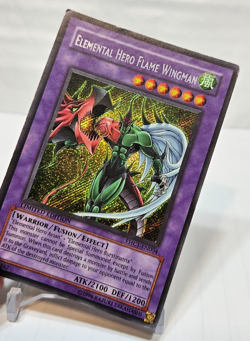 Elemental Hero Flame Wingman EHC1-EN004 Secret Rare Limited Edition Yugioh 7161 - Image 4