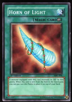 Yugioh! Horn of Light MRL-004 VINTAGE 1st Ed LP - Image 1