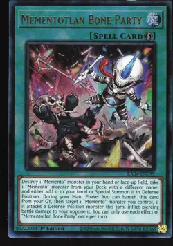 Yugioh! Mementotlan Bone Party (PUR) RA04-EN099 - Image 1