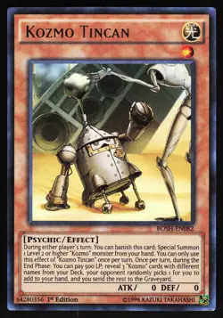Yugioh! Kozmo Tincan BOSH-EN082 Ultra Rare 1st Ed - Image 1