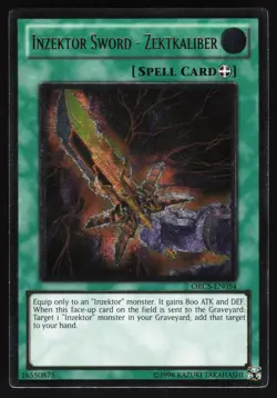 Yugioh! Inzektor Sword ORCS-EN054 Ultimate Rare VLP - Image 1