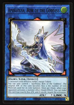 Yugioh! Apollousa, Bow of the Goddess (Alternate Art) MAGO-EN041 - Image 1