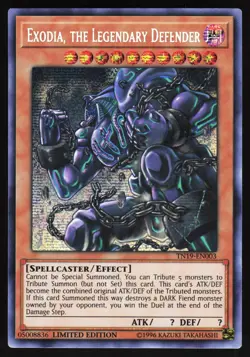 Yugioh! Exodia, the Legendary Defender TN19-EN003 Prismatic Secret Rare - Image 1