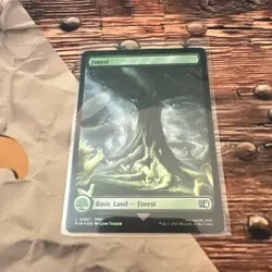 MTG Forest (0307) Final Fantasy Foil - Image 2