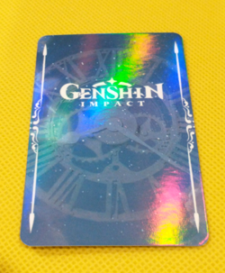 Keqing Genshin Anime custom Waifu Girl ACG Card - Image 2