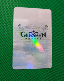 Keqing Genshin Anime custom Waifu Girl ACG Card - Image 2