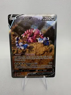 Drapion V GG49/GG70 Crown Zenith Galarian Gallery NM Full Art Pokemon Card - Image 2