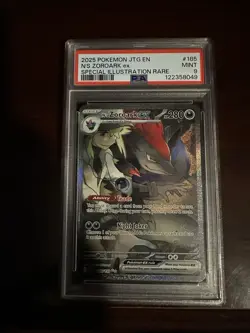Pokemon TCG N's Zoroark EX Holo Card 185/159 Sv09: Journey Together - Image 1