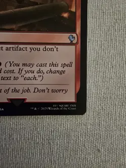 Vandalblast Commander Final Fantasy MTG Card Near Mint Condition - Image 3