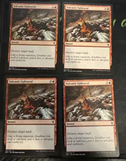 Volcanic Upheaval X4 Battle for Zendikar Magic the Gathering mtg - Image 1
