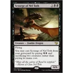 SCOURGE OF NEL TOTH Commander 2015 MTG Black - Rare - Image 1