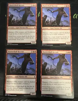 Shatterskull Recruit X4 Battle for Zendikar Magic the Gathering mtg - Image 1